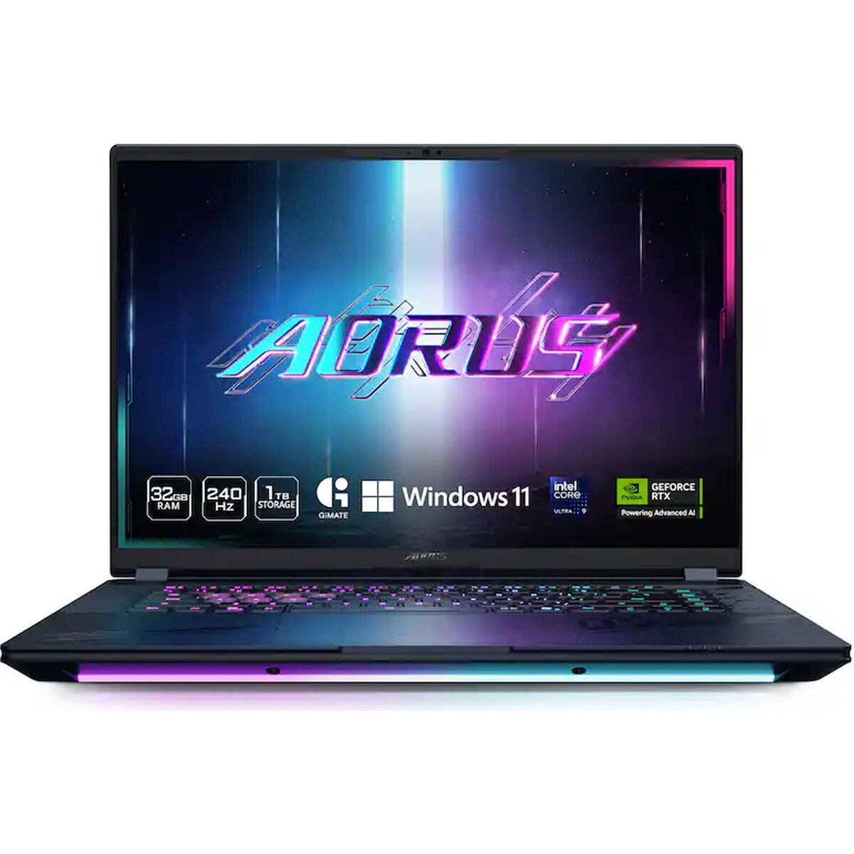 GIGABYTE AORUS MASTER 16 16" WQXGA 240 Hz – Intel Ultra 9 275HX – 32GB DDR5 – NVIDIA GeForce RTX 5070 Ti 16GB – 1TB SSD