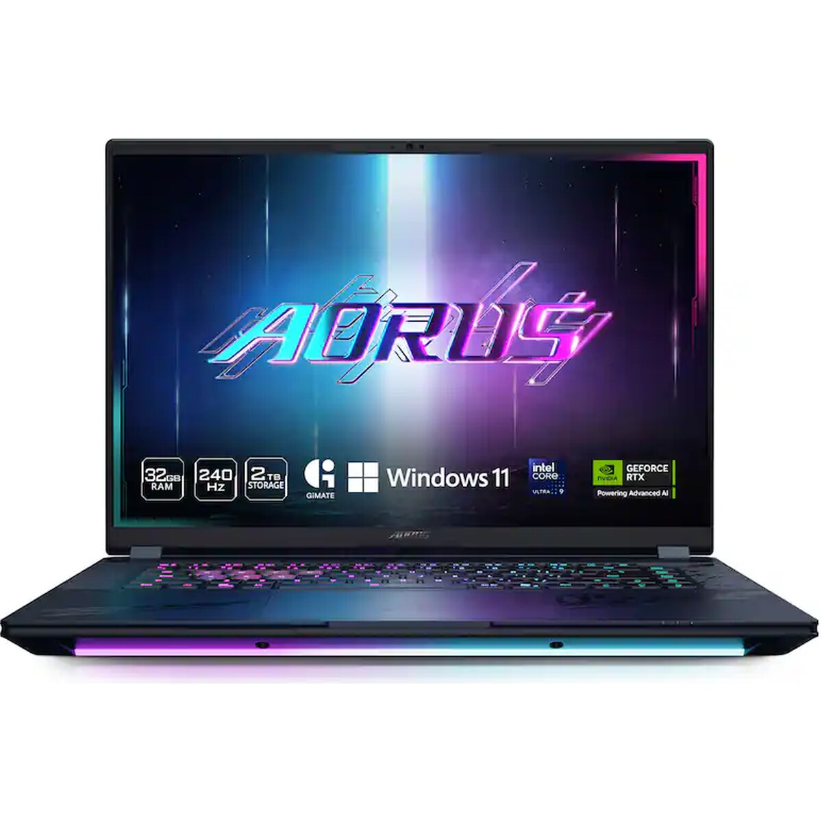GIGABYTE AORUS MASTER 16 16" WQXGA 240 Hz – Intel Ultra 9 275HX – 32GB DDR5 – NVIDIA GeForce RTX 5090 24GB – 2TB SSD
