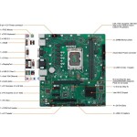 Motherboard ASUS Pro H610M-CT D4-CSM Socket LGA1700 Micro ATX - Imagen 2