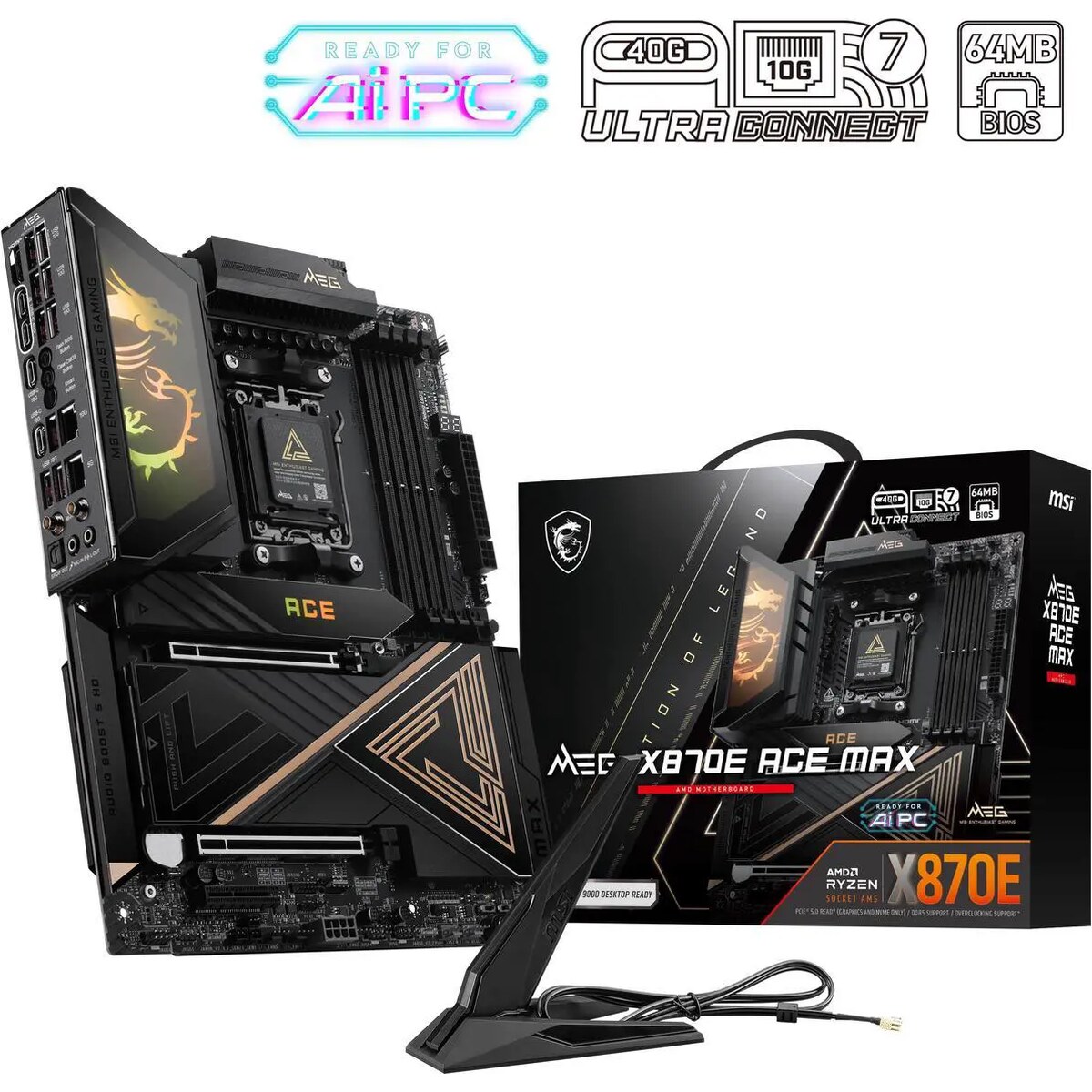 Motherboard MSI MEG X870E ACE MAX Socket AM5 ATX