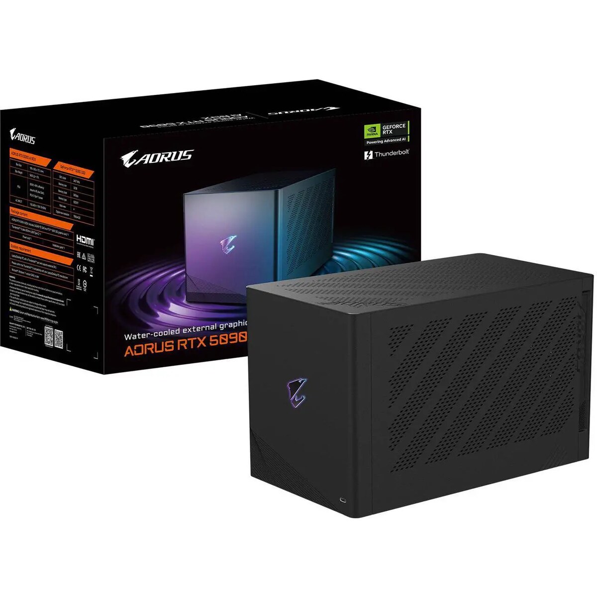 Tarjeta de video GIGABYTE AORUS GeForce RTX 5090 32GB OC AI BOX