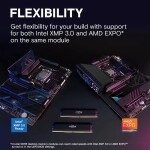 Memoria RAM Crucial Pro Overclocking 64GB (2 x 32GB) 288-Pin DDR5 6000 MHz CL40 - Imagen 2