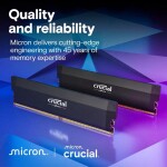 Memoria RAM Crucial Pro Overclocking 64GB (2 x 32GB) 288-Pin DDR5 6000 MHz CL40 - Imagen 5