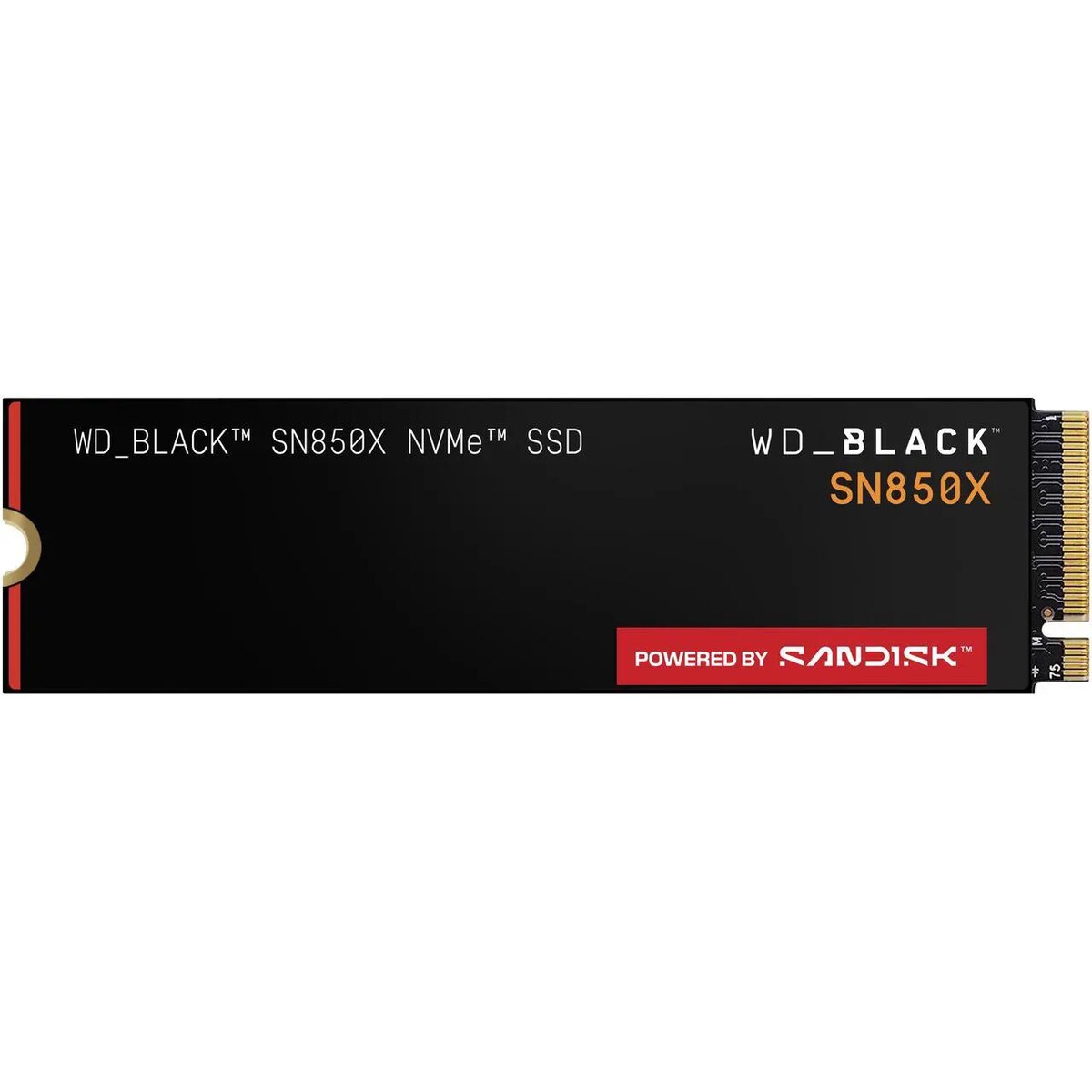 Disco Duro Solido SSD WD_BLACK SN850X 4TB PCIe 4.0 M.2 2280 hasta 7300 MB/s