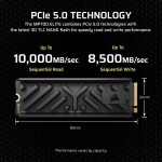 Disco Duro Solido SSD Corsair MP700 Elite 1TB PCIe 5.0 M.2 2280 hasta 10000 MB/s - Imagen 14