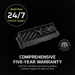 Disco Duro Solido SSD Corsair MP700 Elite 1TB PCIe 5.0 M.2 2280 hasta 10000 MB/s - Imagen 19