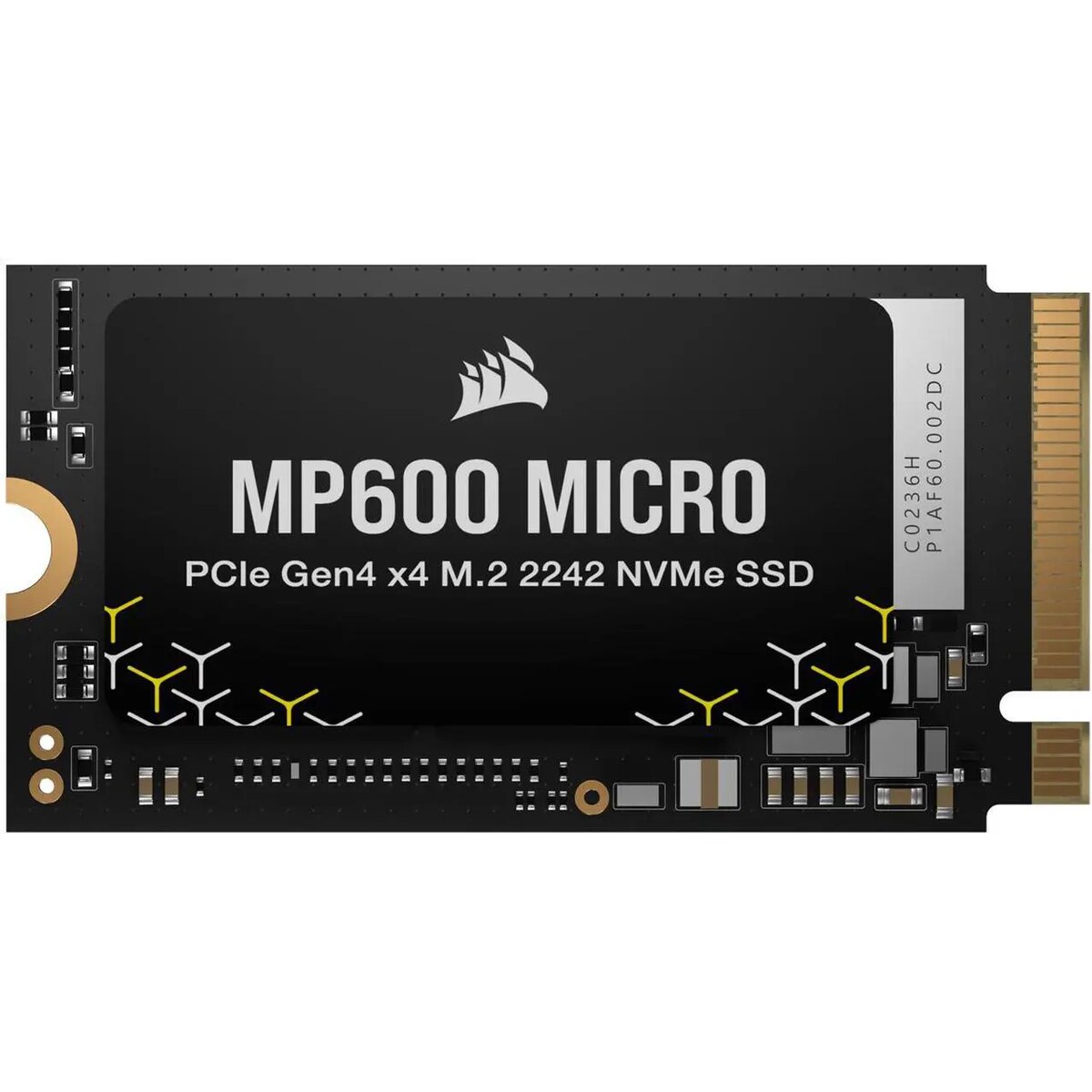 Disco Duro Solido SSD Corsair MP600 MICRO 1TB PCIe 4.0 M.2 2242 hasta 5100 MB/s