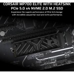 Disco Duro Solido SSD Corsair MP700 ELITE Heatsink 4TB PCIe 5.0 M.2 2280 hasta 9400 MB/s - Imagen 7