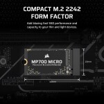 Disco Duro Solido SSD Corsair MP700 MICRO 2 TB PCIe M.2 2242 hasta 10000 MB/s - Imagen 7