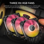 Refrigeración Líquida - Corsair iCUE LINK TITAN 360 RX - Black - Radiador 360mm - 3 Fans 120mm - AMD AM4/AM5 | Intel LGA 1700/1851 - Imagen 3