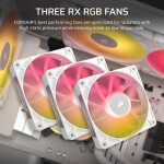 Refrigeración Líquida - Corsair iCUE LINK TITAN 360 RX - White - Radiador 360mm - 3 Fans 120mm - AMD AM4/AM5 | Intel LGA 1700/1851 - Imagen 3