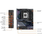 Motherboard GIGABYTE X870E AORUS MASTER X3D Socket AM5 ATX - Imagen 7