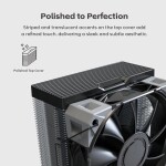 Disipador - MONTECH NX400 - Black - Radiador N/D - 1 Fans 120mm - AMD AM4/AM5 | Intel LGA 1700/1851 - Imagen 7