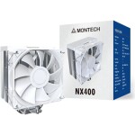 Disipador - MONTECH NX400 - White - Radiador N/D - 1 Fans 120mm - AMD AM4/AM5 | Intel LGA 1700/1851