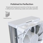 Disipador - MONTECH NX400 - White - Radiador N/D - 1 Fans 120mm - AMD AM4/AM5 | Intel LGA 1700/1851 - Imagen 7
