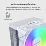 Disipador - MONTECH NX400 ARGB - White - Radiador N/D - 1 Fans 120mm - AMD AM4/AM5 | Intel LGA 1700/1851 - Imagen 7