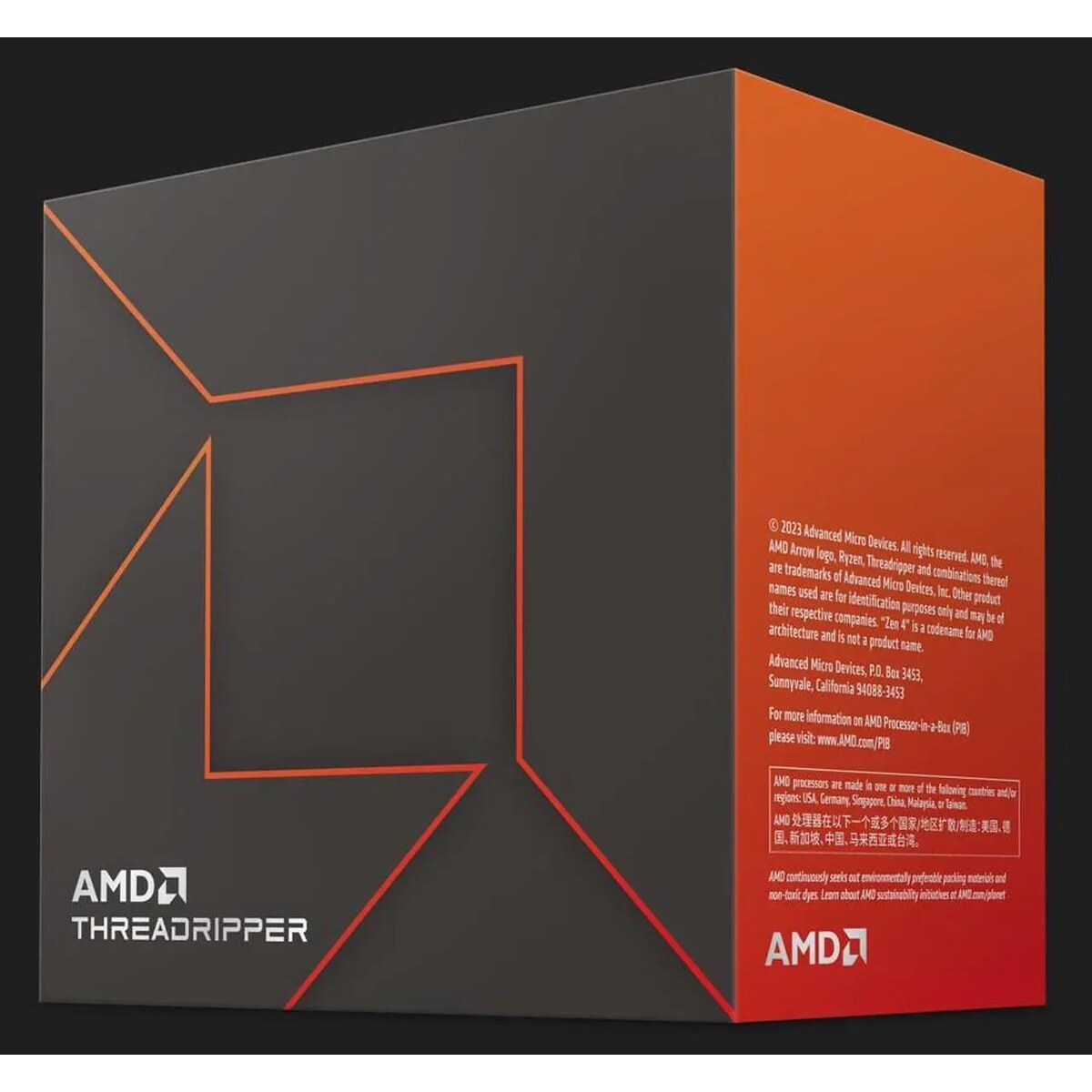 Procesador AMD Ryzen Threadripper 7970X – Zen 4 32-Core 4.0 GHz – Socket sTR5 – 350W