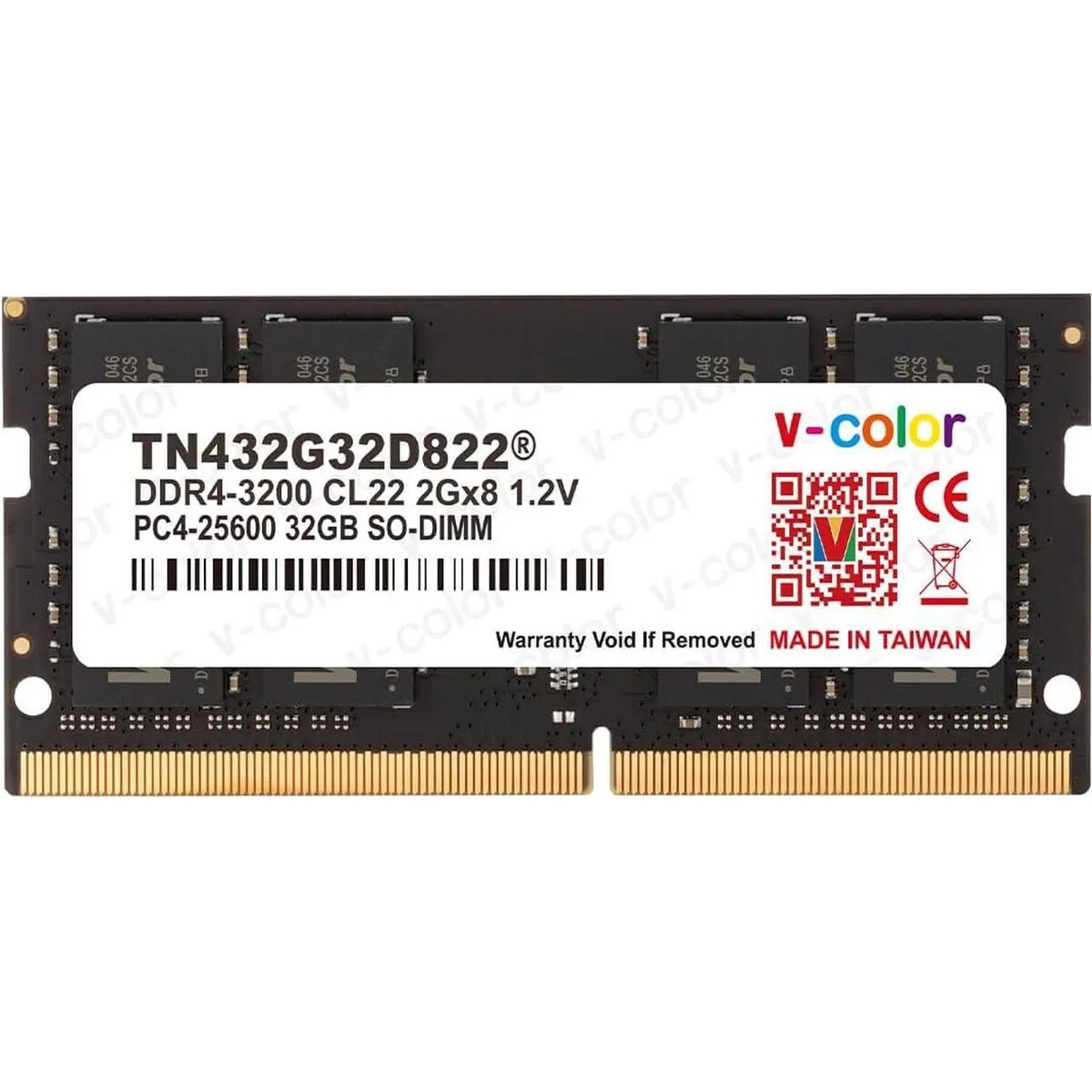 Memoria RAM Laptop V-Color 32GB (1 x 32GB) 260-Pin DDR4 SO-DIMM 3200 Mhz CL22