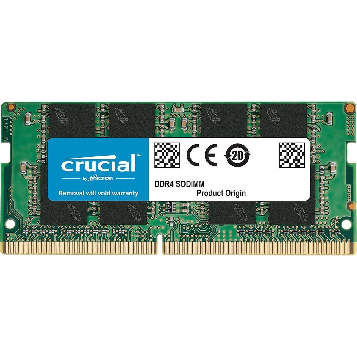 Memoria RAM Laptop Crucial Classic 8 GB (1 x 8 GB) 260-Pin SODIMM DDR4 3200 MHz CL22