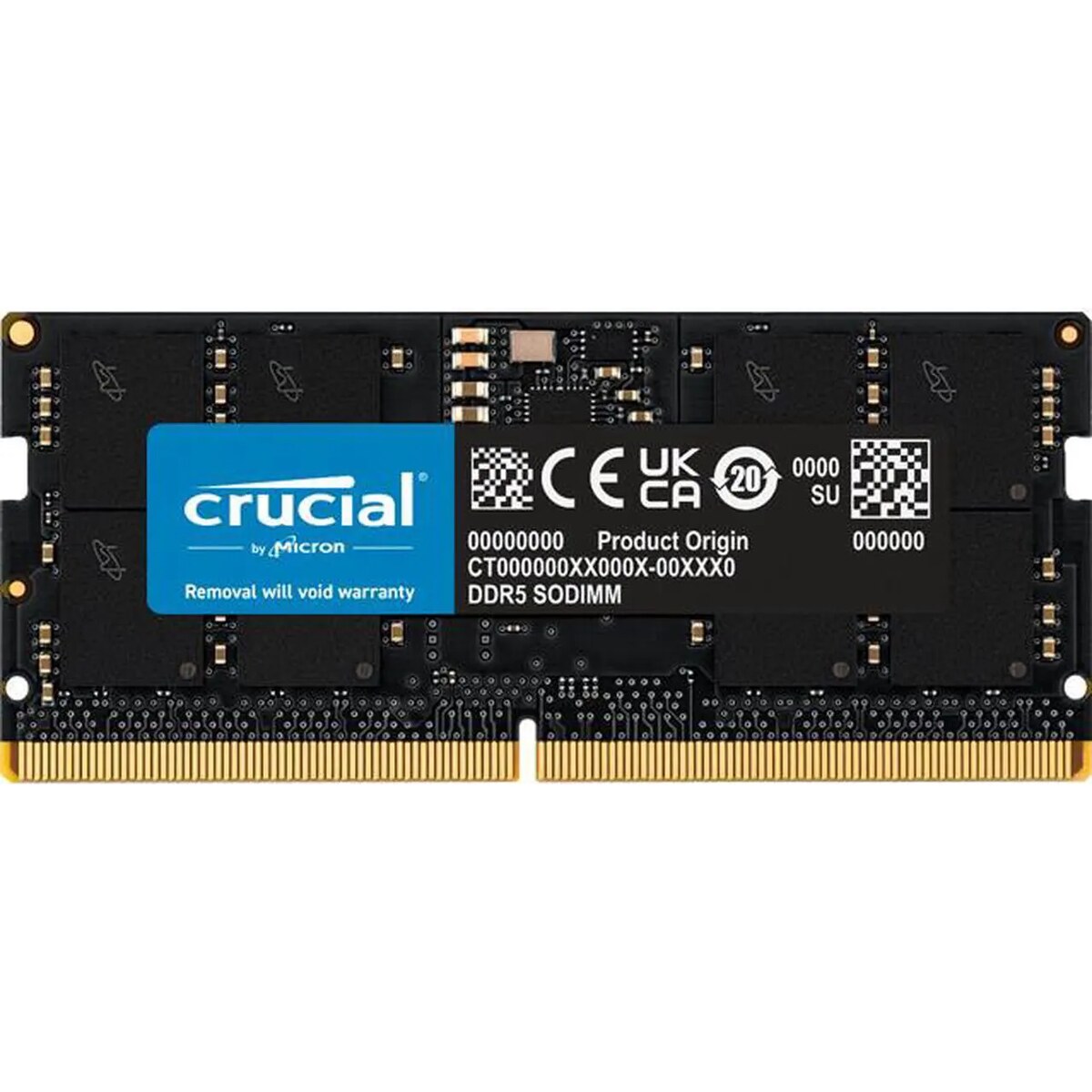 Memoria RAM Laptop Crucial 16GB (1 x 16GB) 262-Pin DDR5 SO-DIMM 5600 Mhz CL46