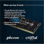 Memoria RAM Laptop Crucial 64GB (2 x 32GB) 262-Pin SO-DIMM DDR5 4800 Mhz CL40 - Imagen 8