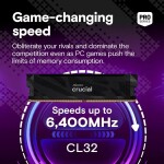 Memoria RAM Crucial Pro Overclocking 32GB (2 x 16GB) 288-Pin PC RAM DDR5 6400 Mhz CL32 - Imagen 2