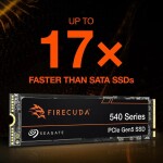 Disco Duro Solido SSD Seagate FireCuda 540 1 TB PCIe M.2 2280 hasta 9500 MB/s - Imagen 6