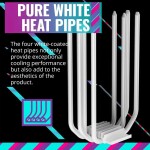 Disipador - Cooler Master Hyper 212 Halo - White - Radiador N/Dmm - 1 Fans 120mm - AMD AM4/AM5 | Intel LGA 1700/1851 - Imagen 7