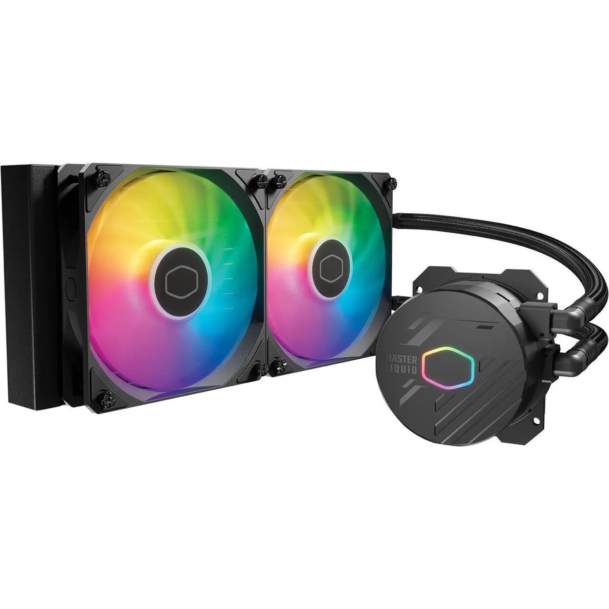Refrigeración Líquida - Cooler Master MasterLiquid 240L Core - Black - Radiador 240mm - 2 Fans 120mm - AMD AM4/AM5 | Intel LGA 1700/1851