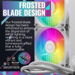 Refrigeración Líquida - Cooler Master MasterLiquid 240L Core - White - Radiador 240mm - 2 Fans 120mm - AMD AM4/AM5 | Intel LGA 1700/1851 - Imagen 6
