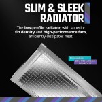 Refrigeración Líquida - Cooler Master 360L Core - White - Radiador 360mm - 3 Fans 120mm - AMD AM4/AM5 | Intel LGA1700/1851 - Imagen 9
