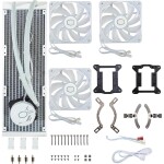 Refrigeración Líquida - Cooler Master 360L Core - White - Radiador 360mm - 3 Fans 120mm - AMD AM4/AM5 | Intel LGA1700/1851 - Imagen 12