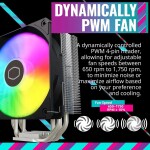 Disipador - Cooler Master Hyper 212 Spectrum V3 - Black - Radiador N/Dmm - 1 Fans 120mm - AMD AM4/AM5 | Intel LGA 1700/1851 - Imagen 11