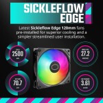 Refrigeración Líquida - Cooler Master MasterLiquid 360 Atmos - Black - Radiador 360mm - 3 Fans 120mm - AMD AM4/AM5 | Intel LGA 1700/1851 - Imagen 13