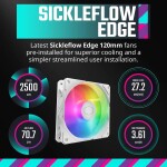 Refrigeración Líquida - Cooler Master MasterLiquid 360 Atmos - White - Radiador 360mm - 3 Fans 120mm - AMD AM4/AM5 | Intel LGA 1700/1851 - Imagen 7