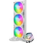 Refrigeración Líquida - Cooler Master MasterLiquid 360 Atmos - White - Radiador 360mm - 3 Fans 120mm - AMD AM4/AM5 | Intel LGA 1700/1851 - Imagen 2