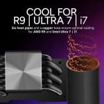 Disipador - Cooler Master Hyper 612 APEX - Black - Radiador N/Dmm - 2 Fans 120mm - AMD AM4/AM5 | Intel LGA 1700/1851 - Imagen 8