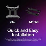 Refrigeración Líquida - Cooler Master Atmos II 360 - White - Radiador 360mm - 3 Fans 120mm - AMD AM4/AM5 | Intel LGA 1700/1851 - Imagen 8