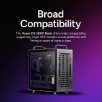 Disipador - Cooler Master Hyper 212 3DHP - Black - Radiador N/Dmm - 1 Fans 120mm - AMD AM4/AM5 | Intel LGA 1700/1851 - Imagen 5