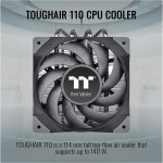Disipador - Thermaltake TOUGHAIR 110 - Black - Radiador N/Dmm - 1 Fans 120mm - AMD AM4/AM5 | Intel LGA 1700/1851 - Imagen 2