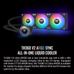 Refrigeración Líquida - Thermaltake TH360 ARGB Sync V2 - Black - Radiador 360mm - 3 Fans 120mm - AMD AM4/AM5 | Intel LGA 1700/1851 - Imagen 2