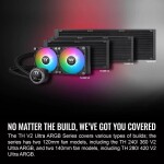 Refrigeración Líquida - Thermaltake TH240 V2 Ultra - Black - Radiador 240mm - 2 Fans 120mm - AMD AM4/AM5 | Intel LGA 1700/1851 - Imagen 3