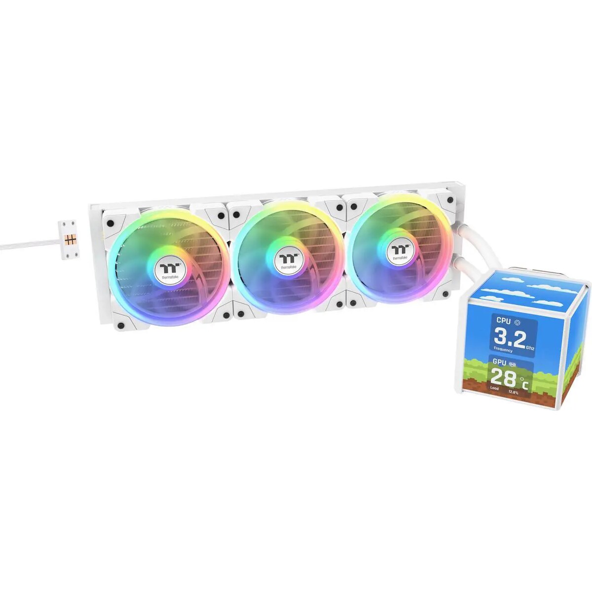 Refrigeración Líquida - Thermaltake MINECUBE 360 Ultra - Black - Radiador 360mm - 3 Fans 120mm - AMD AM4/AM5 | Intel LGA 1700/1851