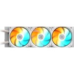 Refrigeración Líquida - GIGABYTE GAMING 360 ICE - White - Radiador 360mm - 3 Fans 120mm - AMD AM4/AM5 | Intel LGA1700/1851 - Imagen 4