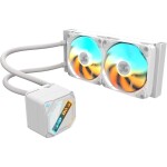 Refrigeración Líquida - GIGABYTE GAMING 240 ICE - White - Radiador 240mm - 2 Fans 120mm - AMD AM4/AM5 | Intel LGA 1700/1851