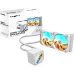 Refrigeración Líquida - GIGABYTE GAMING 240 ICE - White - Radiador 240mm - 2 Fans 120mm - AMD AM4/AM5 | Intel LGA 1700/1851 - Imagen 2