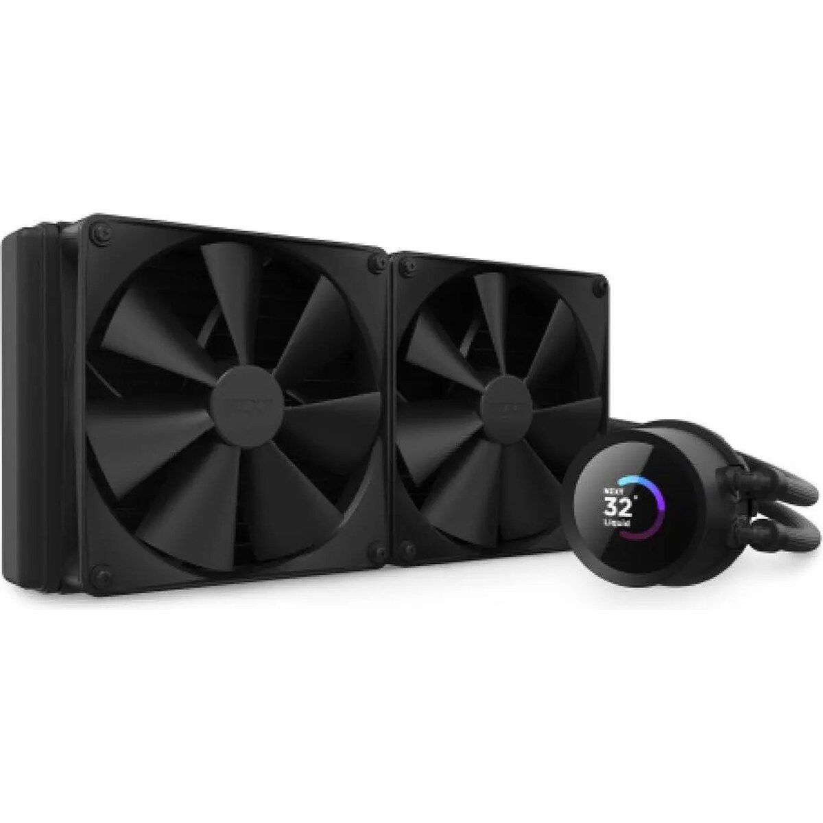 Refrigeración Líquida - NZXT Kraken 280 - Black - Radiador 280mm - 2 Fans 140mm - AMD AM4/AM5 | Intel LGA1700/1851