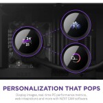 Refrigeración Líquida - NZXT Kraken 280 - Black - Radiador 280mm - 2 Fans 140mm - AMD AM4/AM5 | Intel LGA1700/1851 - Imagen 2