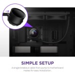 Refrigeración Líquida - NZXT Kraken 280 - Black - Radiador 280mm - 2 Fans 140mm - AMD AM4/AM5 | Intel LGA1700/1851 - Imagen 6