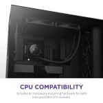 Refrigeración Líquida - NZXT Kraken 280 - Black - Radiador 280mm - 2 Fans 140mm - AMD AM4/AM5 | Intel LGA1700/1851 - Imagen 8